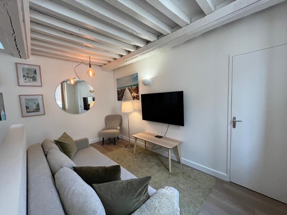 Apartamento Bella, Joli Appt Renove Dans Le Bourg Ouistreham Exterior foto